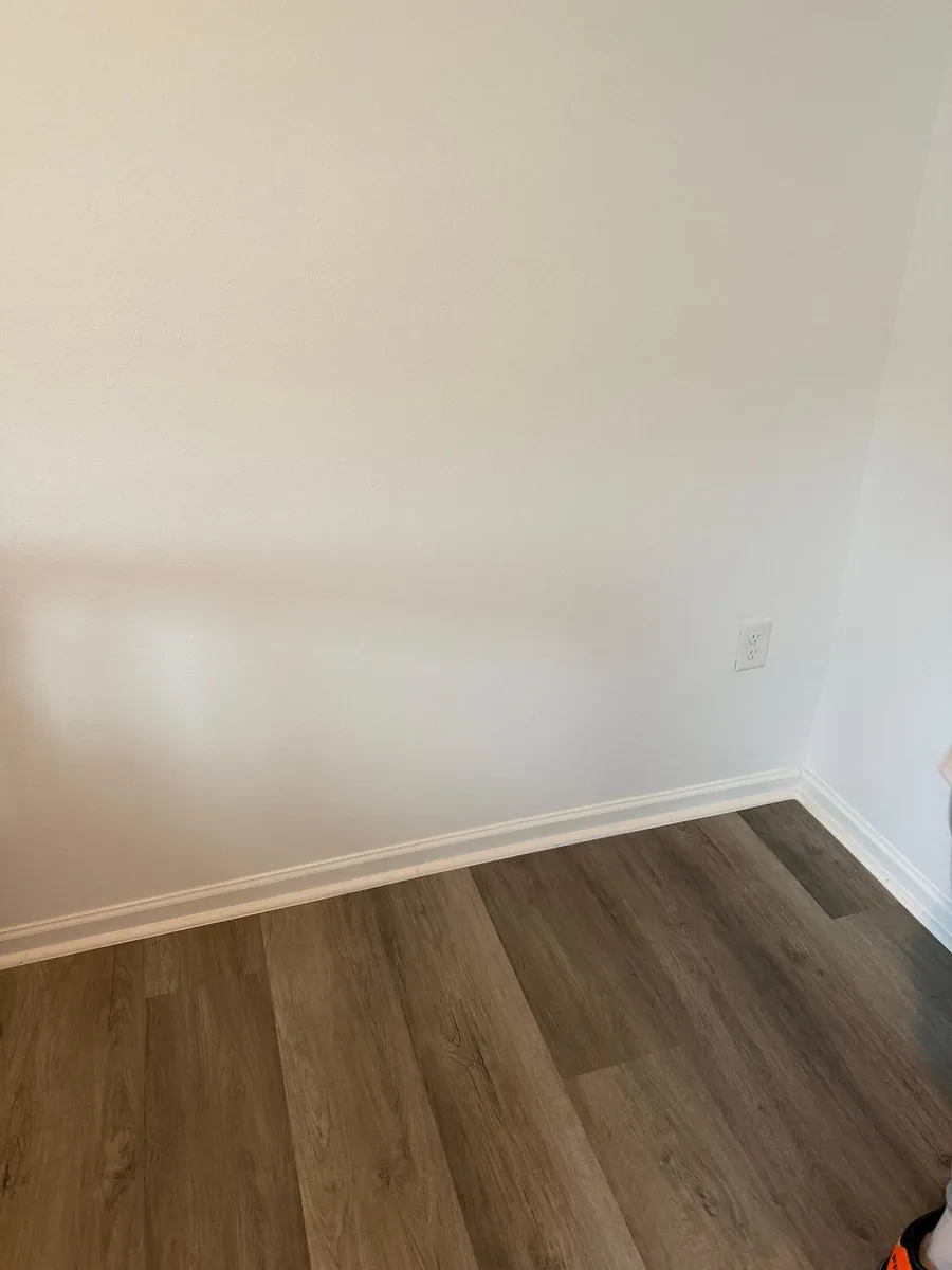 Waterproof LVP installed in an open living area